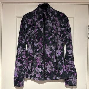 Lululemon Define Jacket Luxtreme floral shift multi size 6